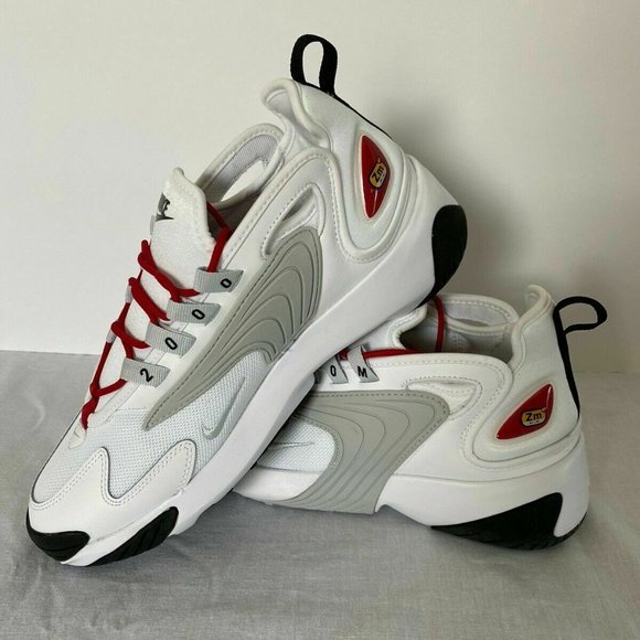 nike zoom 2000 red and white